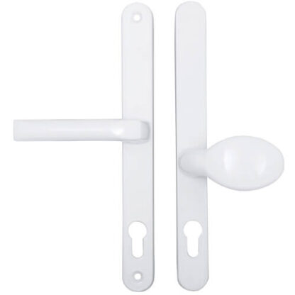 Hoppe London Lever Moveable Pad UPVC Multipoint Door Handles - 92mm/62mm PZ Sprung 240mm Screw Centres - Image 4