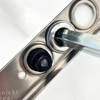 Hoppe Paris Extended Lever Lever UPVC Multipoint Door Handles -  92mm PZ Unsprung 122mm Screw Centres - Image 6