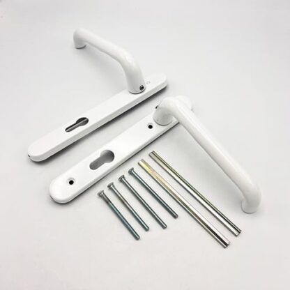 Hoppe Paris Extended Lever Lever UPVC Multipoint Door Handles -  92mm PZ Unsprung 122mm Screw Centres - Image 5