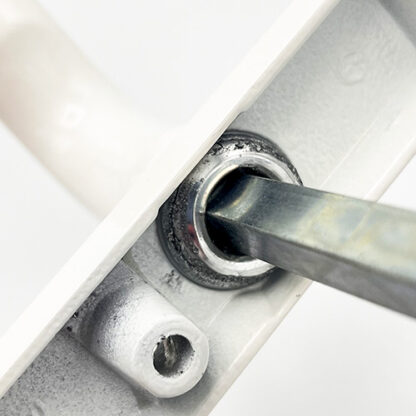 Hoppe London Lever Lever UPVC Multipoint Door Handles -  92mm PZ Unsprung 122mm Screw Centres - Image 6