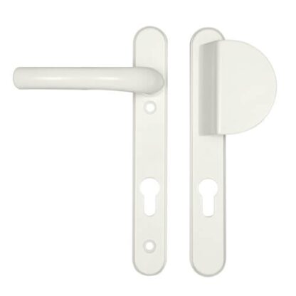 Hoppe Atlanta Lever Fixed Pad UPVC Multipoint Door Handles - 92mm PZ Sprung 122mm Screw Centres - Image 2