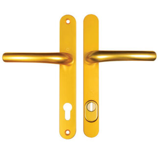 Hoppe Tokyo PAS24 Lever Lever UPVC Multipoint Door Handles -  92mm PZ Sprung 215mm Screw Centres