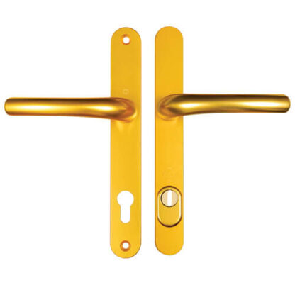 Hoppe Tokyo PAS24 Lever Lever UPVC Multipoint Door Handles -  92mm PZ Sprung 215mm Screw Centres