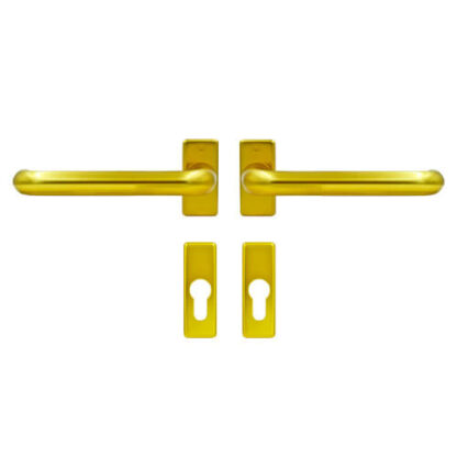 Hoppe Paris Handle Set for Patio Doors with Escutcheons