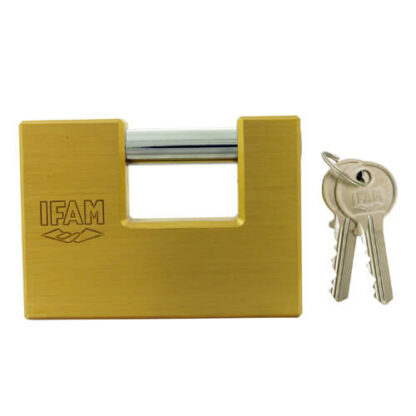 Ifam U Series Brass Shutter Padlock Keyed Alike