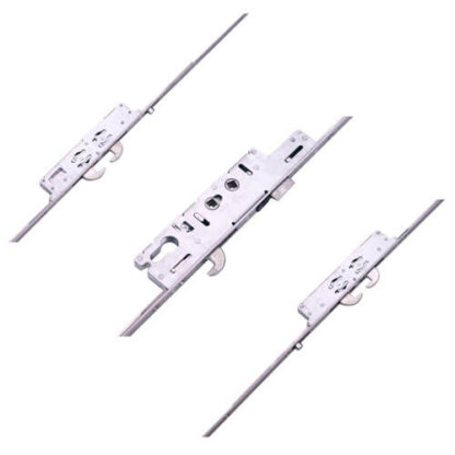 Ingenious Duplex Latch 5 Hook 2 Roller Double Spindle Multipoint Door Lock (top hook to spindle = 733mm)