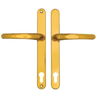 Millenco Lever Lever UPVC Multipoint Door Handles -  117mm PZ Sprung 237mm Screw Centres