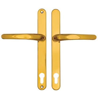 Millenco Lever Lever UPVC Multipoint Door Handles -  117mm PZ Sprung 237mm Screw Centres