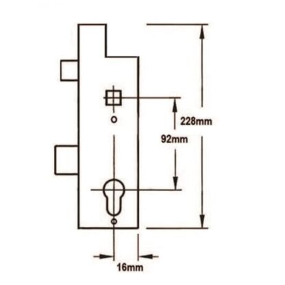 Lockmaster Genuine Multipoint Gearbox - Key Wind - Image 4