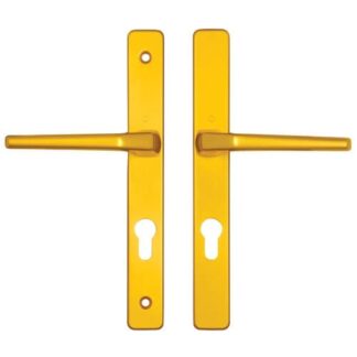 Hoppe Frankfurt Lever Lever UPVC Multipoint Door Handles -  70mm PZ Unsprung 200mm Screw Centres