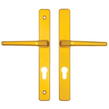 Hoppe Frankfurt Lever Lever UPVC Multipoint Door Handles -  70mm PZ Unsprung 200mm Screw Centres