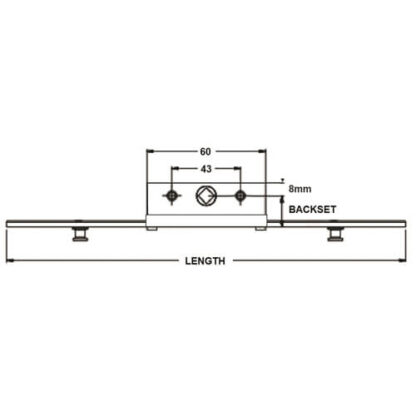 Maco Offset Window Espagnolette - 20mm Backset Mushroom Cams - Image 2