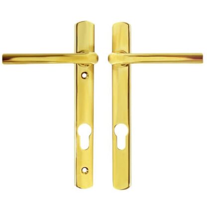 Straight Lever Lever UPVC Multipoint Door Handles -  92mm PZ Unsprung 122mm Screw Centres - Image 3