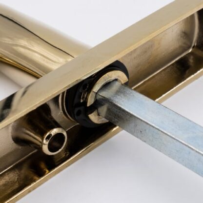 Straight Lever Lever UPVC Multipoint Door Handles -  92mm PZ Unsprung 122mm Screw Centres - Image 5