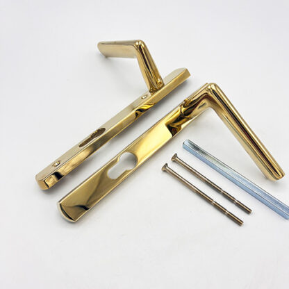 Straight Lever Lever UPVC Multipoint Door Handles -  92mm PZ Unsprung 122mm Screw Centres - Image 4
