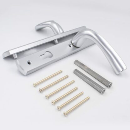 Winkhaus Palladio Lever Fixed Pad UPVC Multipoint Door Handles - 92mm PZ Unsprung 215mm Screw Centres - Image 9