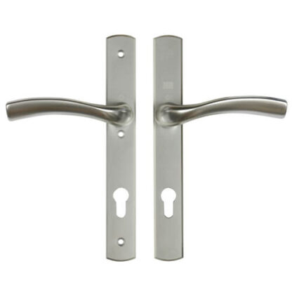 Winkhaus Palladio Lever Lever UPVC Multipoint Door Handles -  92mm PZ Unsprung 215mm Screw Centres - Image 2
