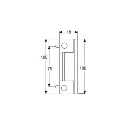 Paddock Neon Butt Hinge for UPVC Doors - Image 2