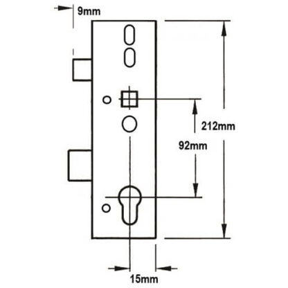 Roto H650 Genuine Multipoint Gearbox - Lift Lever - Image 2
