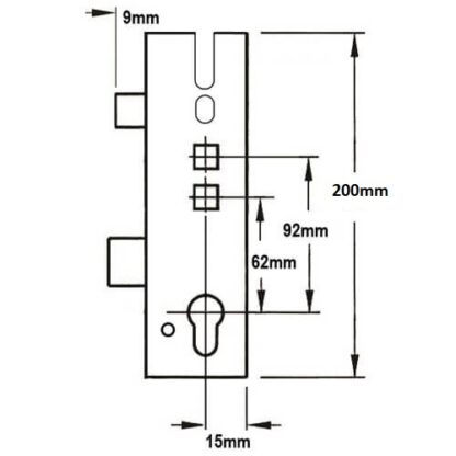 Roto H500 MVD500 Genuine Multipoint Gearbox - Lift Lever or Double Spindle - Image 2