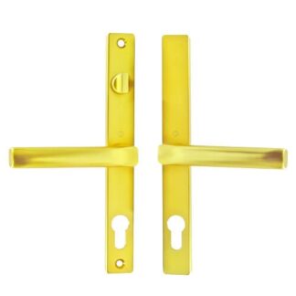Hoppe Fullex Lever Lever UPVC Multipoint Door Handles -  With Snib 68mm PZ Sprung 215mm Screw Centres