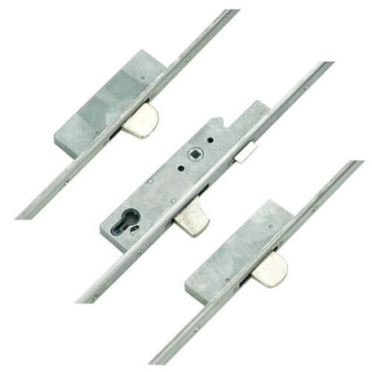 Sobinco Latch 3 Drop Bolts Key Wind Operated Multipoint Door Lock - U-Rail 22mm Faceplate - Image 7