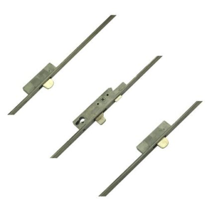 Sobinco Latch 3 Drop Bolts Key Wind Operated Multipoint Door Lock - U-Rail 22mm Faceplate - Image 9