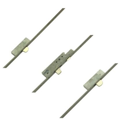 Sobinco Latch 3 Drop Bolts Key Wind Operated Multipoint Door Lock - Flat 16mm or 20mm Faceplate - Image 3