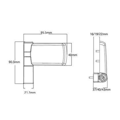 Trojan Patriot Plus 3D Flag Hinge - Image 2