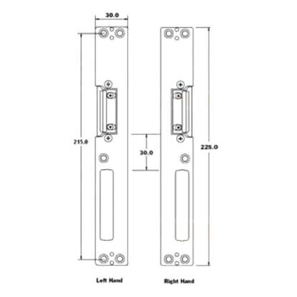 TSS UPVC Latch and Deadbolt Keep - Image 4