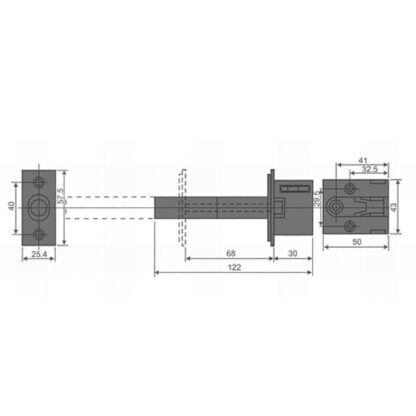 TSS Concealed Locking Door Guard Chain - Image 2