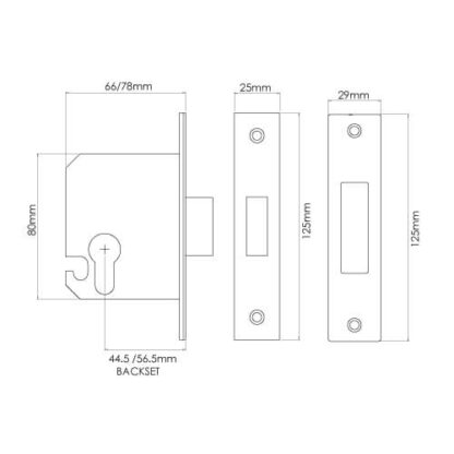 TSS Euro Mortice Deadlock - Image 2