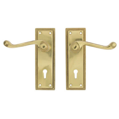 TSS Georgian Scroll Lever on Plate Furniture - Image 2