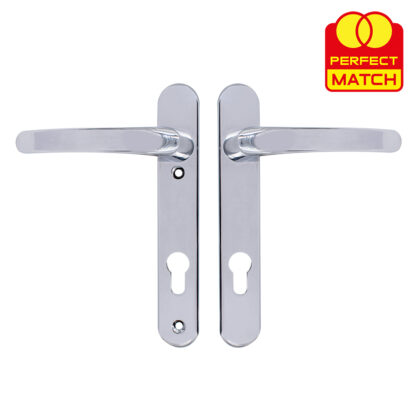 TSS Lever Lever UPVC Multipoint Door Handles -  92mm PZ Sprung 122mm Screw Centres - Image 3