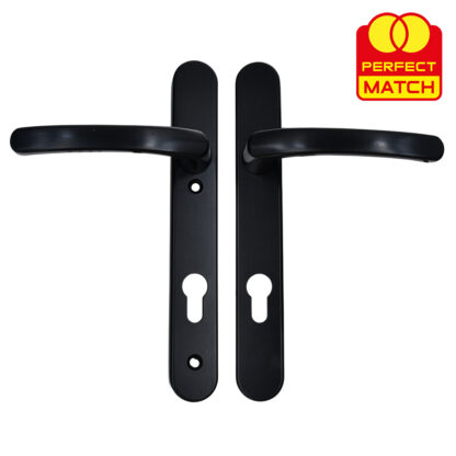 TSS Lever Lever UPVC Multipoint Door Handles - 92mm PZ Sprung 122mm Screw Centres - Long Backplate - Image 2