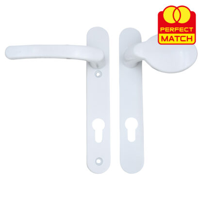 TSS Lever Moveable Pad UPVC Multipoint Door Handles - 92mm PZ Sprung 122mm Screw Centres - Image 5
