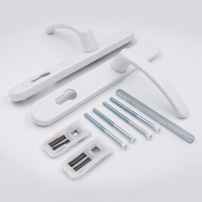 TSS Lever Lever UPVC Multipoint Door Handles -  92mm PZ Sprung 210mm Screw Centres - Image 7