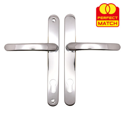 TSS Lever Lever UPVC Multipoint Door Handles -  92mm PZ Sprung 215mm Screw Centres - Image 8