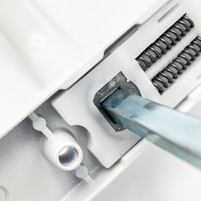 TSS Lever Lever UPVC Multipoint Door Handles - 92mm PZ Sprung - 215mm Screw Centres - 260mm Long Backplate - 3x Fixing Points - Image 8