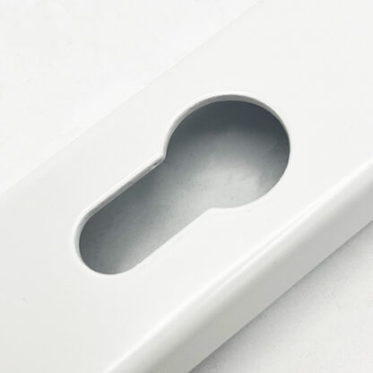 TSS Lever Lever UPVC Multipoint Door Handles - 92mm PZ Sprung - 215mm Screw Centres - 260mm Long Backplate - 3x Fixing Points - Image 9