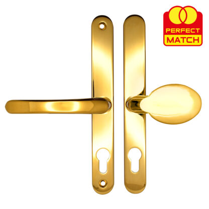 TSS Lever Moveable Pad UPVC Multipoint Door Handles - 68mm PZ Sprung 215mm Screw Centres - Image 7