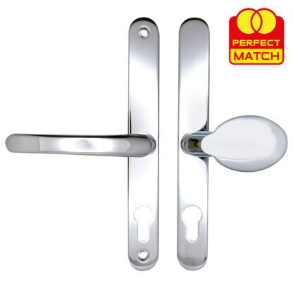 TSS Lever Moveable Pad UPVC Multipoint Door Handles - 68mm PZ Sprung 215mm Screw Centres - Image 8