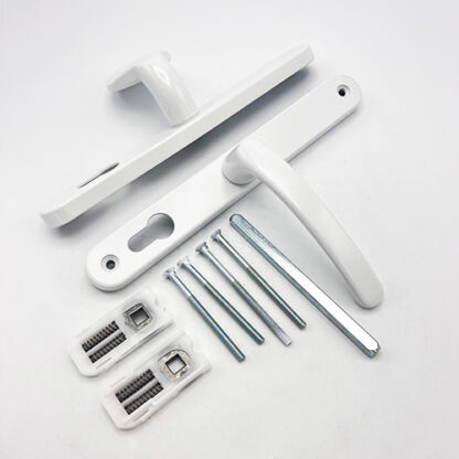 TSS Lever Moveable Pad UPVC Multipoint Door Handles - 68mm PZ Sprung 215mm Screw Centres - Image 3