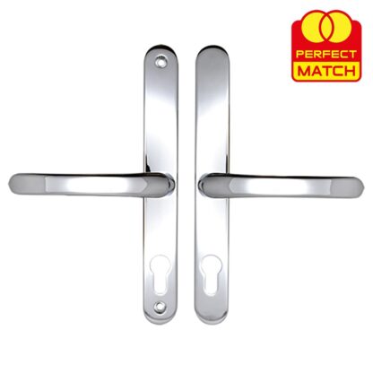 TSS Lever Lever UPVC Multipoint Door Handles -  70mm PZ Sprung 215mm Screw Centres - Image 8