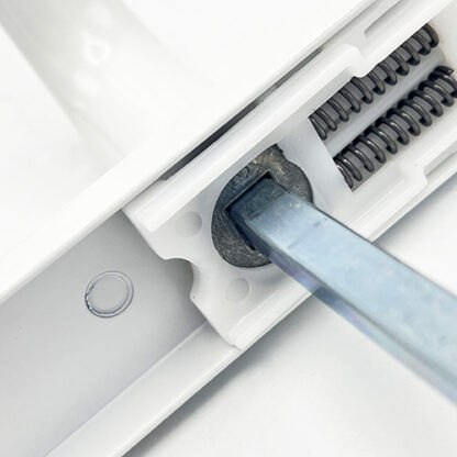 TSS Lever Lever UPVC Multipoint Door Handles - 117mm PZ - Sprung - 237mm Screw Centres - 267mm Backplate - Image 8