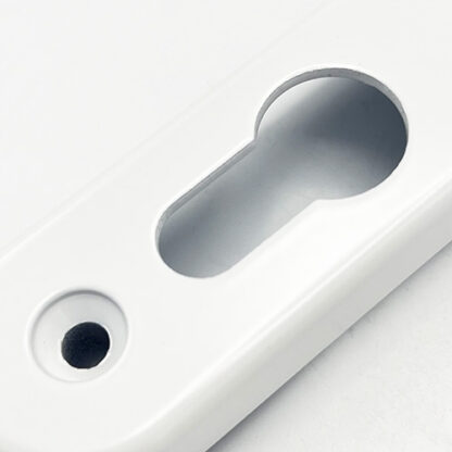 TSS Lever Lever UPVC Multipoint Door Handles - 117mm PZ - Sprung - 237mm Screw Centres - 267mm Backplate - Image 9