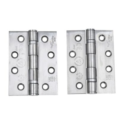 TSS BS EN Grade 13 Ball Bearing Hinge, Grade 316 Stainless Steel, 102mm x  76mm