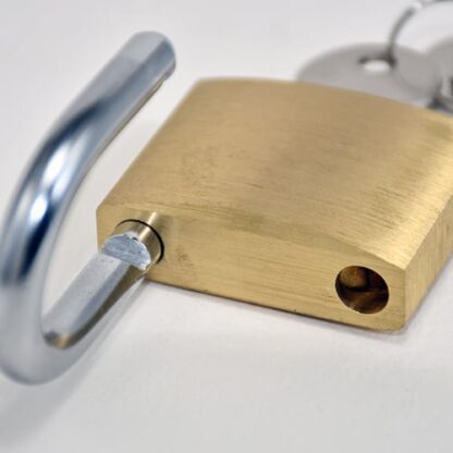 TSS 50mm Open Shackle Brass Padlock - Image 2