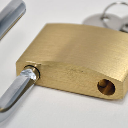 TSS 60mm Open Shackle Brass Padlock - Image 2