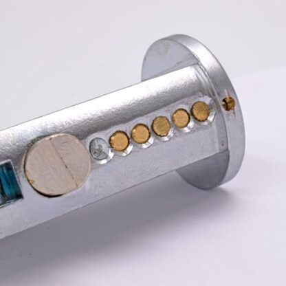 TSS Roller Shutter Bullet Lock -  Round Face 24mm Diameter With Flat Sides - Image 2